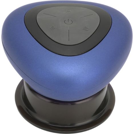 Massageur Ventouses Électrique 4 Vitesses Pression Négative Chauffante Thérapie Gua Sha Appareil Massage Bleu (1/5)