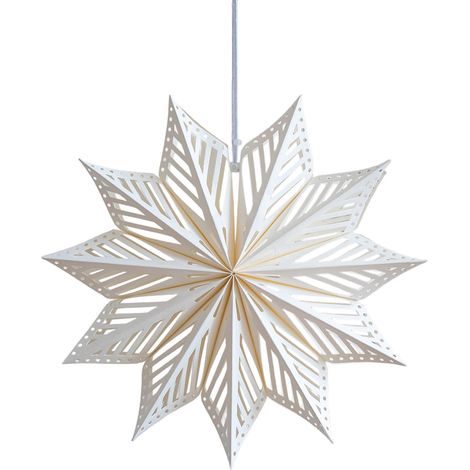 Guirlande De Flocons De Neige En Papier - 25 cm Et 30 cm - Décoration De Noël Pour Arbre À Cadre Fenêtre Cheminée - Lot De 1 (1/5)