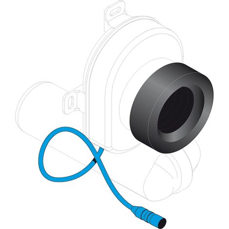 Sifón de aspiración LAUFEN, con sensor, DN50, para urinario