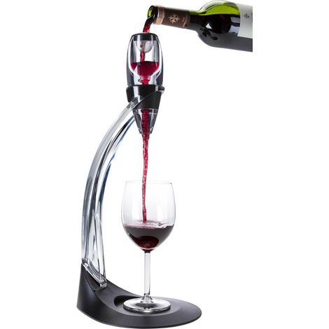 Decanter Magico Deluxe Aeratore per Vino con Supporto, Caraffa per Vino di Lusso, Versatore per Vino