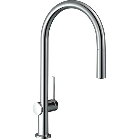 Hansgrohe – Mitigeur d'évier Talis avec bec extractible et sBox – ComfortZone 210 – Rotation 360° – Débit 7 l/min – 72803000