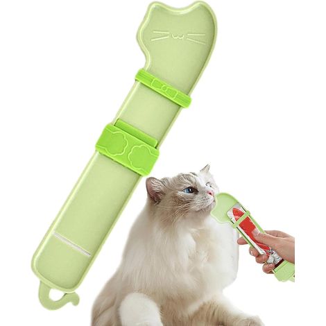 Cuillère souple pour nourriture pour chats - Cuillère à suspendre pour chiens et chats, cuillère pour aliments humides pour chats, cuillères à mélanger pour animaux, distributeur de croquettes, conçu (1/5)