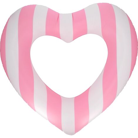 Cadre Photo en forme de cœur Cadre photo gonflable Cœur Rose/Blanc 75 cm Décoration (1/4)