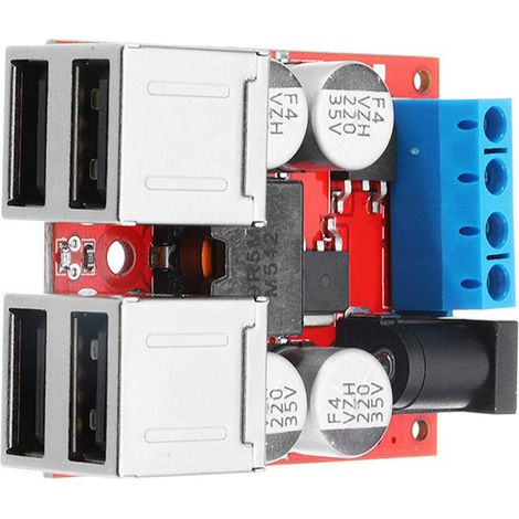 Module Convertisseur De Tension 4 Canaux 8V-35V Vers 5V 8A Pour Chargeur USB Voiture Et Maison (1/4)