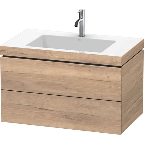 Duravit L-Cube c-bonded Set wandhängend, 2 Schubkästen, ohne