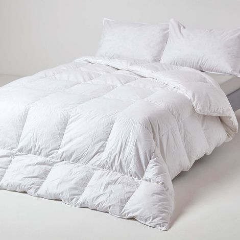 HOMESCAPES Duck Feather and Down 13.5 Tog Super King Size Winter Duvet
