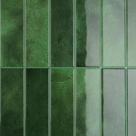 Adhesive Marbre Vert Carrelage Adhesif Mural Cuisine Dalle PVC Adhesive Murale Stickers Carrelage Vert Foncé Imperméable Carreaux Métro Adhesif Salle de Bain 4 Pièces 30.5 x 30.5cm (1/5)
