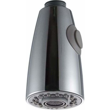 Deux Fonctions Robinet Cuisine Remplacement Extractible pour Douchette Evier Cuisine tête de pulvérisation en chrome 1/2" L'interface (1/5)