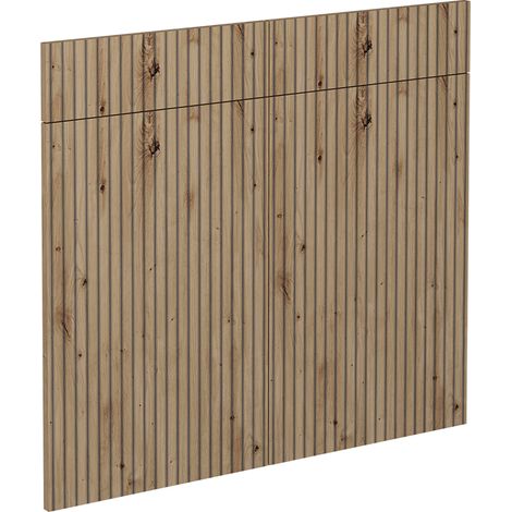 Küchenfront R-Line, Artisan-Eiche, 79.2 x 70.8 cm Möbelfront für den Schubladenunterschrank, Vicco (1/5)