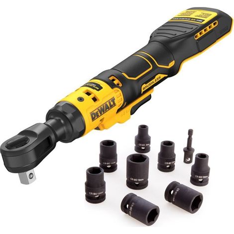 Dewalt DCF512N 18v XR 1/2"" Open Head Ratchet Variable Speed Bare Socket Set 9Pc (1/5)