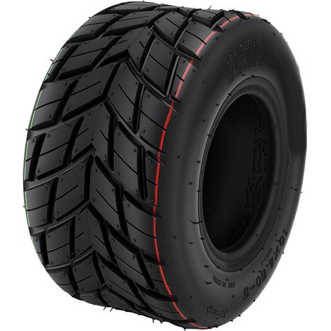 Pneu sans chambre à air antidérapant et antidéflagrant, roue avant à dérive sous vide, pour ATV, Quad, Mini vélo, trikes, tondeuse, 10x4, 50-5, 5 pouces (1/5)