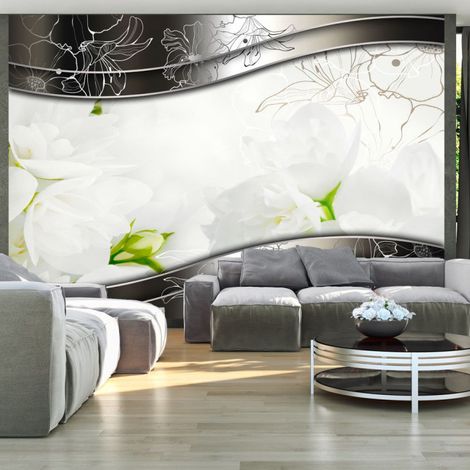 Papier Peint "Fleurs de Jasmin" 105 x 150 cm (1/2)