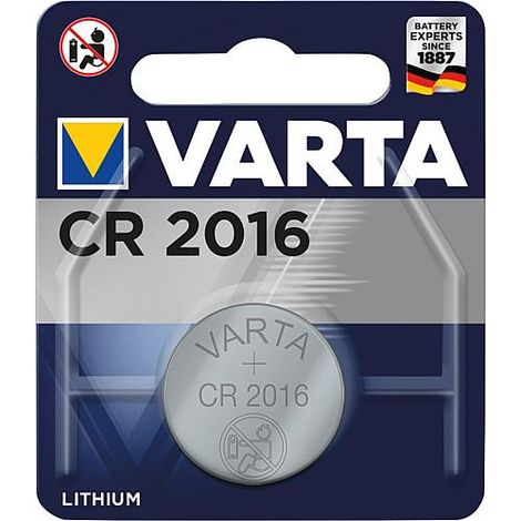 Varta Pile Lithium Professional Electronics, CR2016, en blister - lot de 10 blisters (06016 101 401 PACK)