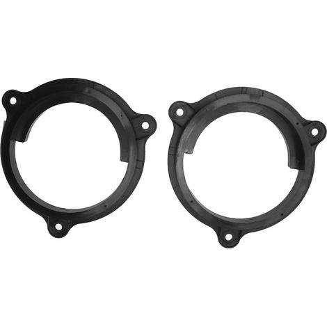 2 schwarze 6,5-Zoll-Lautsprecheradapterringe mit 2-adrigem Kabelbaum, Ersatz für Nissan Murano Sentra 2000-2019 (1/5)