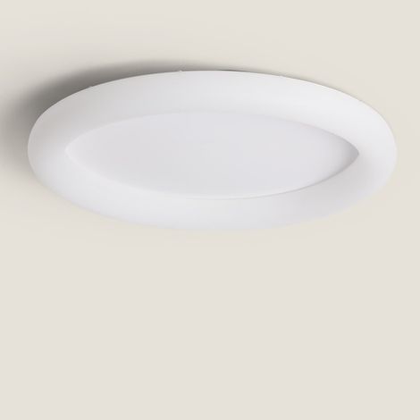 Plafón LED 48W Circular Metal Ø500 mm Irlava Blanco (1/4)