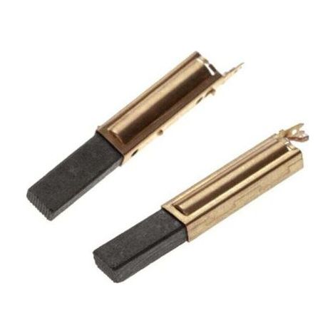 2 spazzole di carbone per motore elettrico da 6,3 x 11 x 28 mm, compatibili con l'aspirapolvere Kärcher Duo. (1/3)