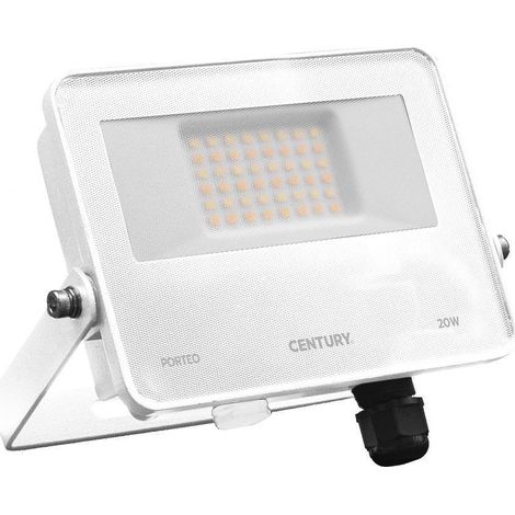 Century proiettore led porteo bianco 20w 3000-4000-6500k ptobi-209500
