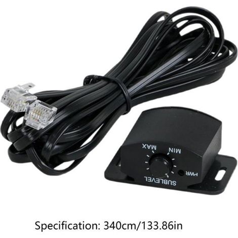 Bouton Volume Amplificateur - Potentiomètre Audio - Compatible Systèmes Auto - Faible Latence - 1 Pièce (1/5)