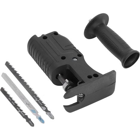 Kit adaptateur perceuse électrique vers scie sauteuse, tête de conversion pour tronçonneuse, lames de scie et poignée