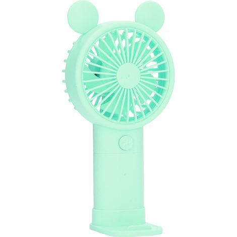 Ventilateur de Bureau Mini USB Rechargeable avec Batterie Lithium Intégrée - Portable et Puissant pour Été (1/5)