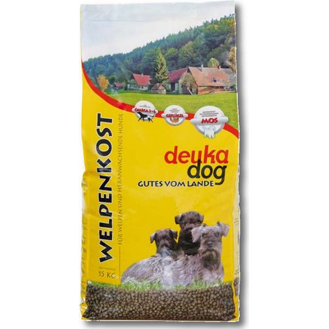 Deuka Dog Welpenkost 15 kg Hundefutter Welpenfutter Aufzucht Aufbaunahrung