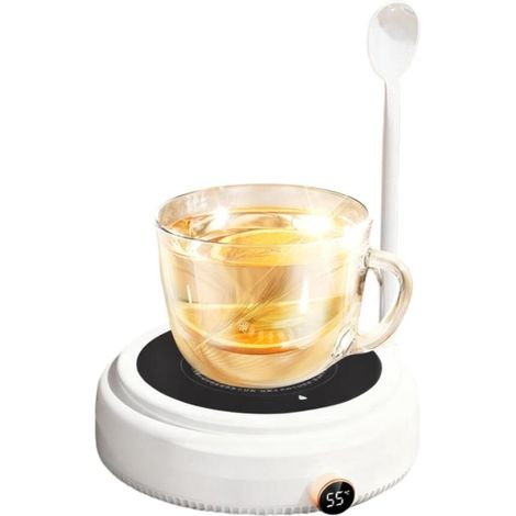 Chauffe-tasse magnétique Chauffe-tasse à café pour bureau, maison, voyage, thé, lait, boissons chaudes, femmes, hommes, Noël (1/5)