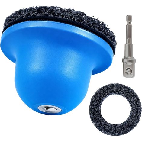Meuleuse De Moyeu De Roue, Ponceuse De Moyeu De Roue, Ø Intérieur 90 Mm, Nettoyeur De Moyeu Avec 1 Disque De Rechange, Meuleuse À Tête Sphérique, Jeu De Brosses Pour Moyeu Pour L'entretien Des Jantes (1/5)