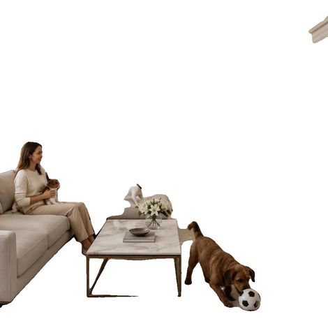 Soporte universal para TV, altura ajustable, diseño para móviles, color negro. (1/2)