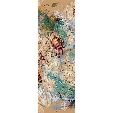 Poster Thème fleurs abstrait - 90 x 270 cm (1/3)