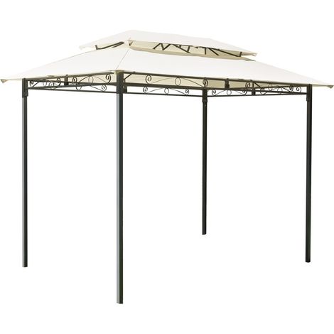 Gazebo da Giardino in ferro 3 x 2 Metri Gazebo per Arredare Verande e Terrazzi (1/3)