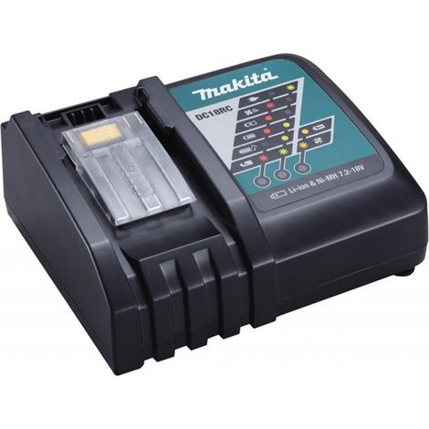 Makita DC18RC 18v 22min Intelligent FAST Lithium Battery Charger Black DC18RA RP