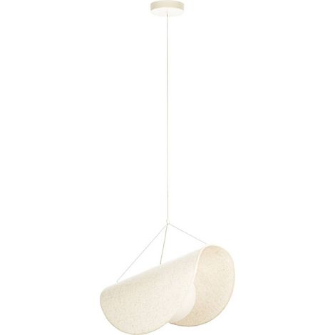 Lucande LED 'Tamani' in Beige da Tessuto (1/5)