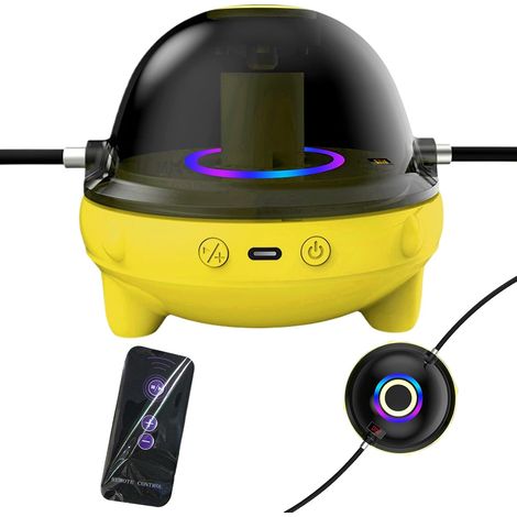Macchina intelligente per saltare la corda, contatore di salti ricaricabile con musica Macchina per saltare la corda con telecomando e 10 velocità per allenamento, yoga e allenamento della forza (gia (1/5)