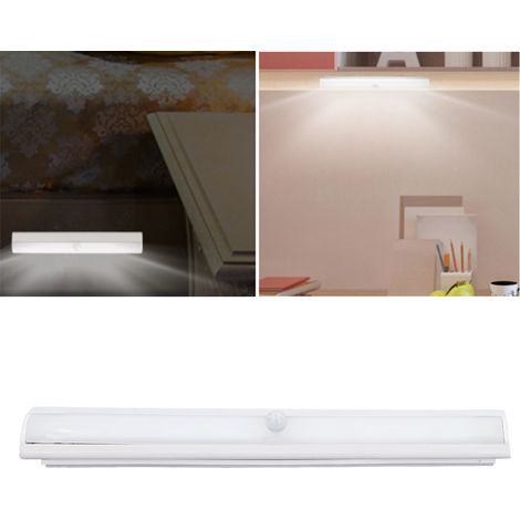 Bande lumineuse LED à détecteur de mouvement pour meubles, éclairage ultra-mince pour armoire, veilleuse pour chambre, bande lumineuse pour couloir de salle de bain, bande lumineuse pour cuisine. (1/5)