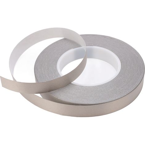 Leitfähiges Textilklebeband, 0,12 mm dick, 19 mm breit, 50 m Gesamtlänge, einseitig leitfähiges Elektronikband (1/5)