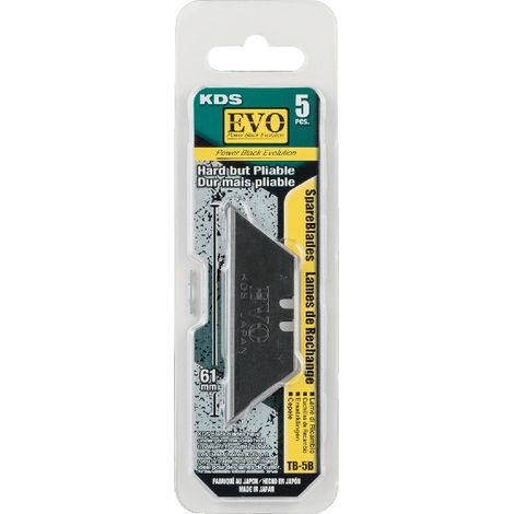 Cuchillas trapezoidales KDS TB-5B (5 cuchillas negras) (1/3)