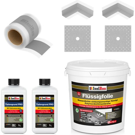 Kit de jointure 207 g, film liquide 16 kg, ruban de serrage PRO 2 L, ruban de 10 m, 2 coins, 2 manchettes (1/5)