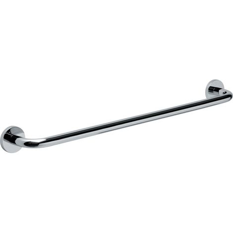 Lineabeta - Porta asciugamani curvo in ottone cromato L.70 cm