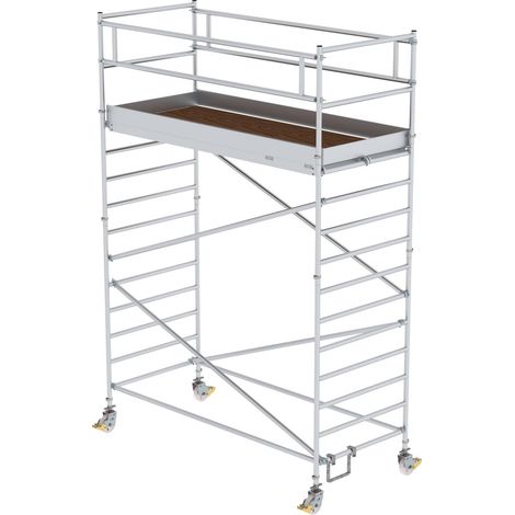 Munk Rollgerüst mit Doppelplattform 1,35x1,80m Plattform, 5,00m AH (1/2)