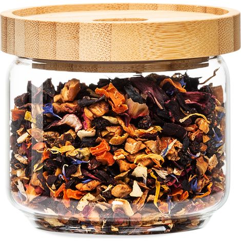 Bocal empilable avec couvercle en bambou 300 ml empilable hermétique (1/5)