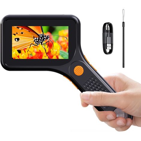 380 Nouveau microscope numérique portable de 3 pouces, grossissement HD 500x, adapté à la réparation électronique (1/5)
