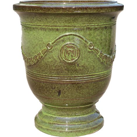 Maceta RICHELIEU 35x42cm verde tropical