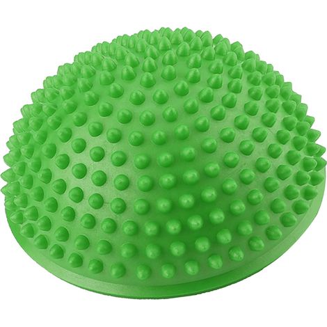 Ballon de yoga gonflable en PVC demi-sphère avec picots massage fitball exercices fitness équilibre entraînement (1/5)