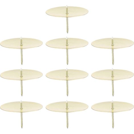 Ensemble de 10 accessoires de décoration pour bougeoirs : supports, supports et assiettes décoratives. (1/5)