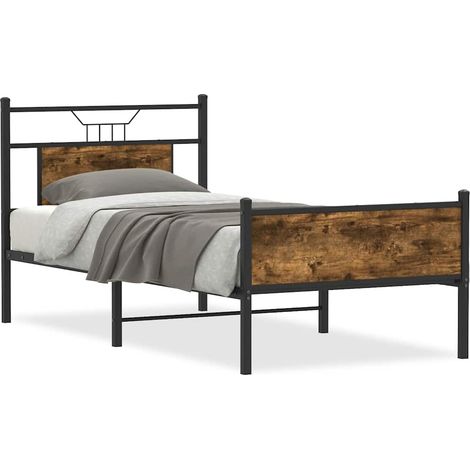 Maison Exclusive - Estructura de cama sin colchón madera roble ah