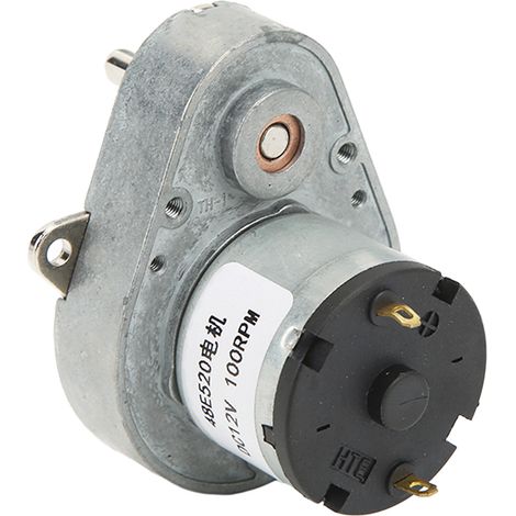 Moteur à engrenages CC 100 tr/min à couple élevé, réversible, sens horaire/antihoraire, 48E520, 12 V CC (1/5)