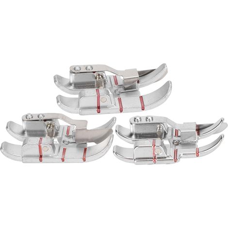 Lot de 3 pieds de quilting 1/4 po spécialement conçus pour les accessoires de machines à coudre multifonctions domestiques PFAFF (1/5)