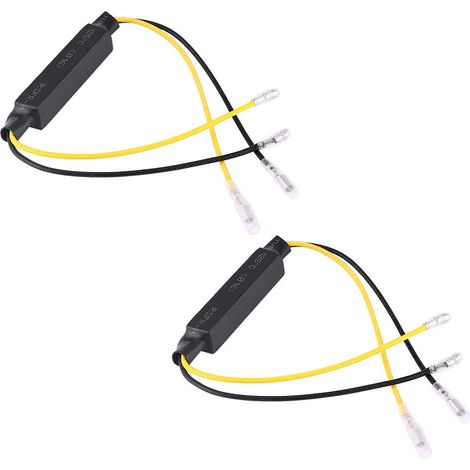 Zoternen Accessori per la correzione degli errori del controller degli indicatori di direzione a LED per moto Keenso, 2 pezzi, resistori di carico da 21 W