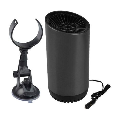 BUNTHAUS Chauffage de voiture 2 en 1 portable et refroidisseur, 12 V 150 W, chauffage rapide, dégivreur et dégivreur pour pare-brise avant (1/5)