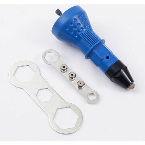 Pistolet à riveter pour perceuse sans fil électrique - Outil de rivetage sans fil - Adaptateur pour perceuse à riveter (1/5)